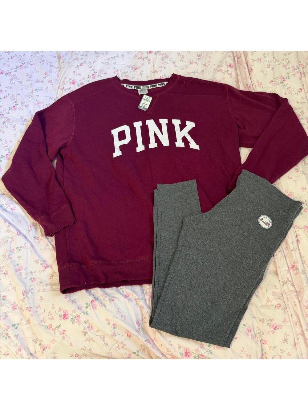 PINK Victoria Secret sweater and leggings Set